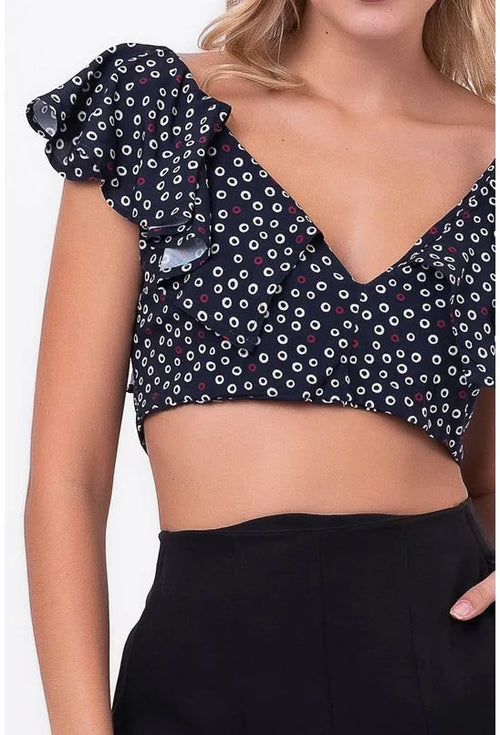BLUSA CROPPED ANÉIS POÁ PEQUIÁ
