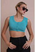 TOP TRICOT BOTÕES ANIMALE JEANS