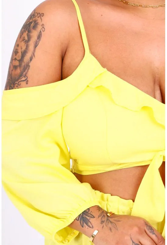 CROPPED BABADO MERCATTO