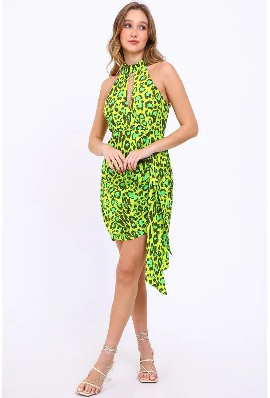 VESTIDO CURTO ONÇA ALL IS LOVE