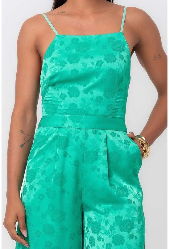 MACACÃO JACQUARD PANTACOURT CAMPO BELO VERDE PEQUIÁ