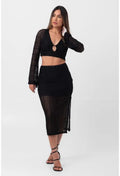 TOP RENDA DECOTE V PRETO LABRAVA