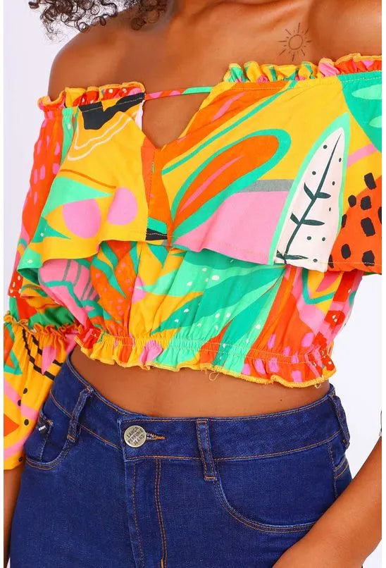 BLUSA CIGANINHA FRUTAS ALL IS LOVE