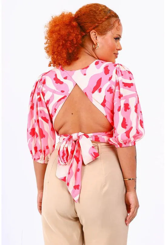 BLUSA CROPPED ALGAS ALL IS LOVE