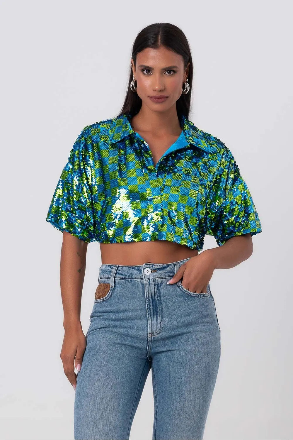 BLUSA PAETÊ COLCCI