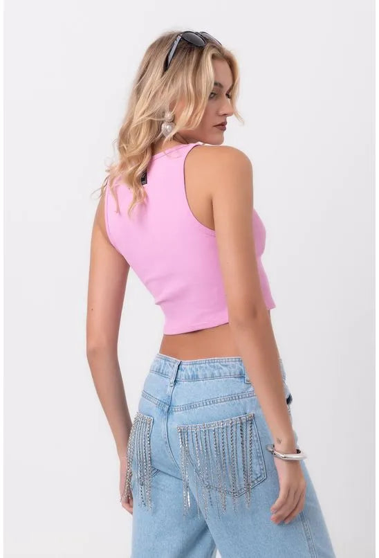 BLUSA CROPPED BARBIE MYFT