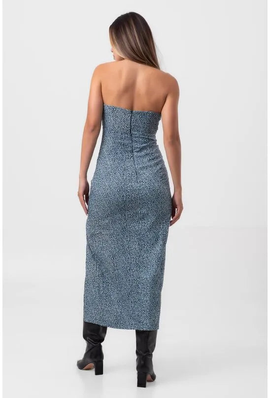 VESTIDO JEANS MIDI FENDA JAGUAR LABRAVA