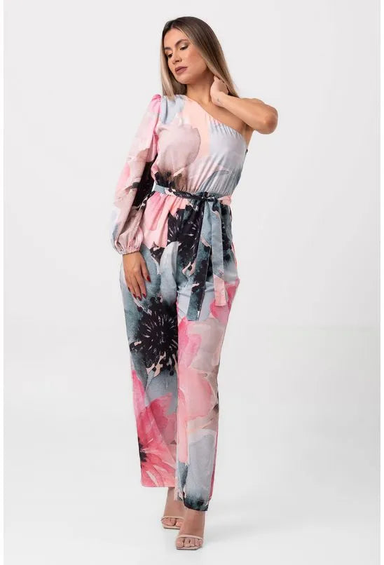 MACACÃO MANGA ÚNICA LONGA AQUARELA ILUSTRE PEQUIÁ