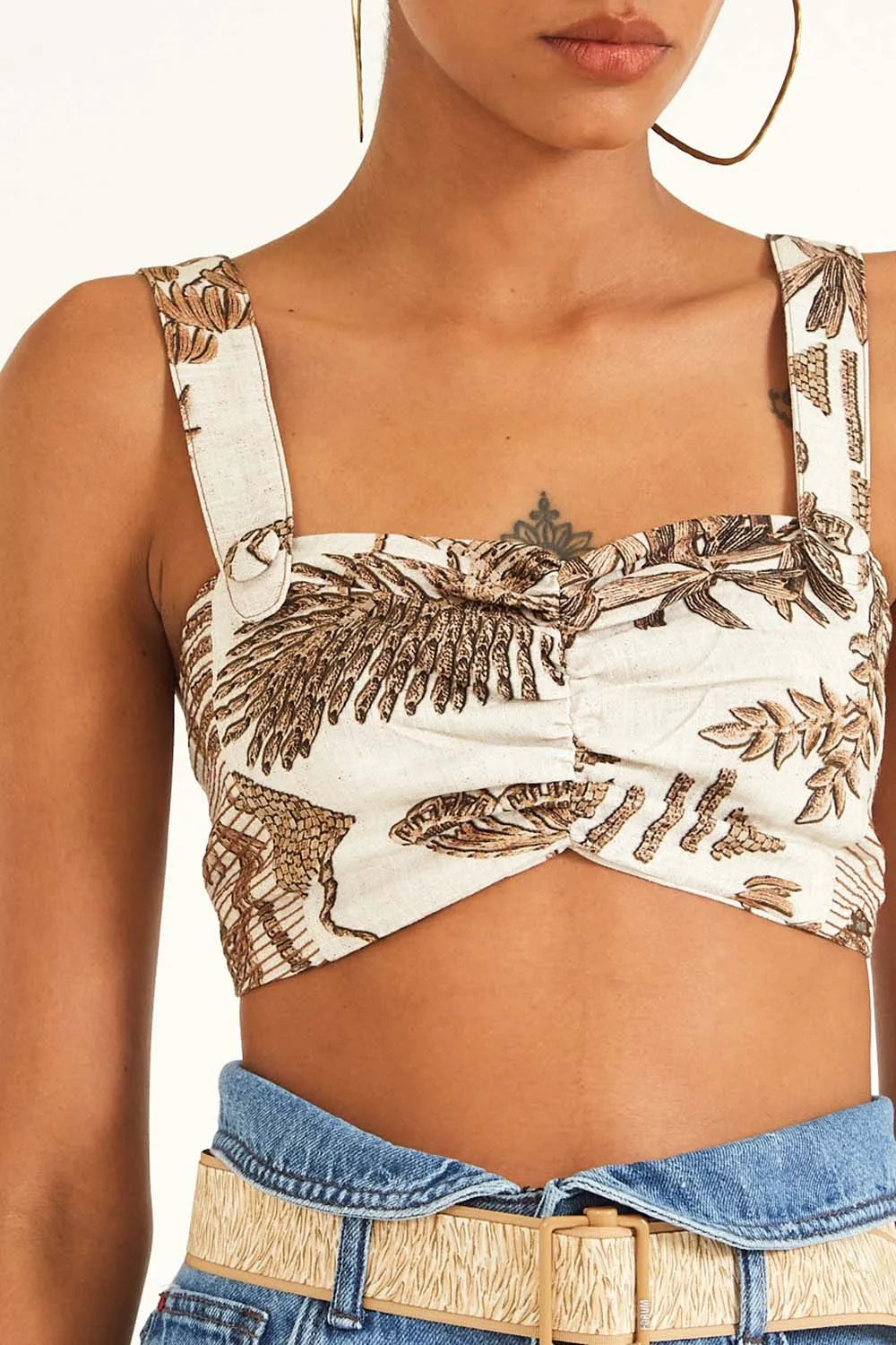 TOP LINHO ESTAMPADO FORUM