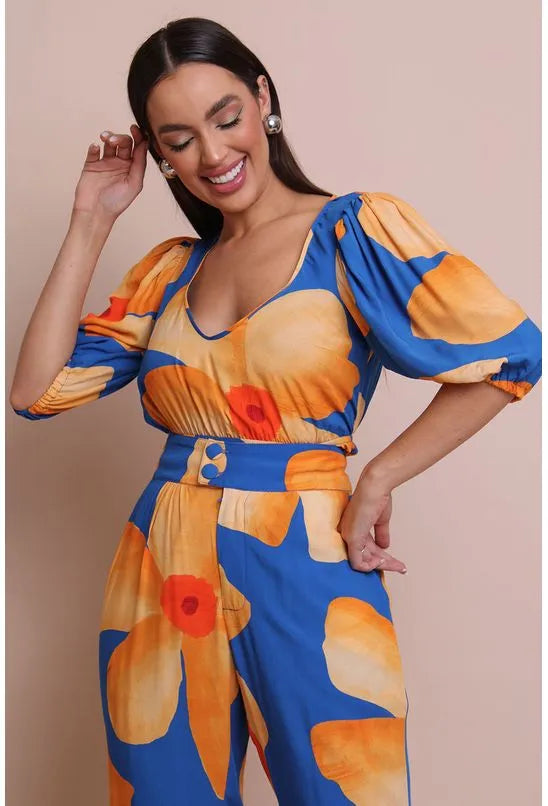 BLUSA FLOR DE JENIPAPO PEQUIÁ