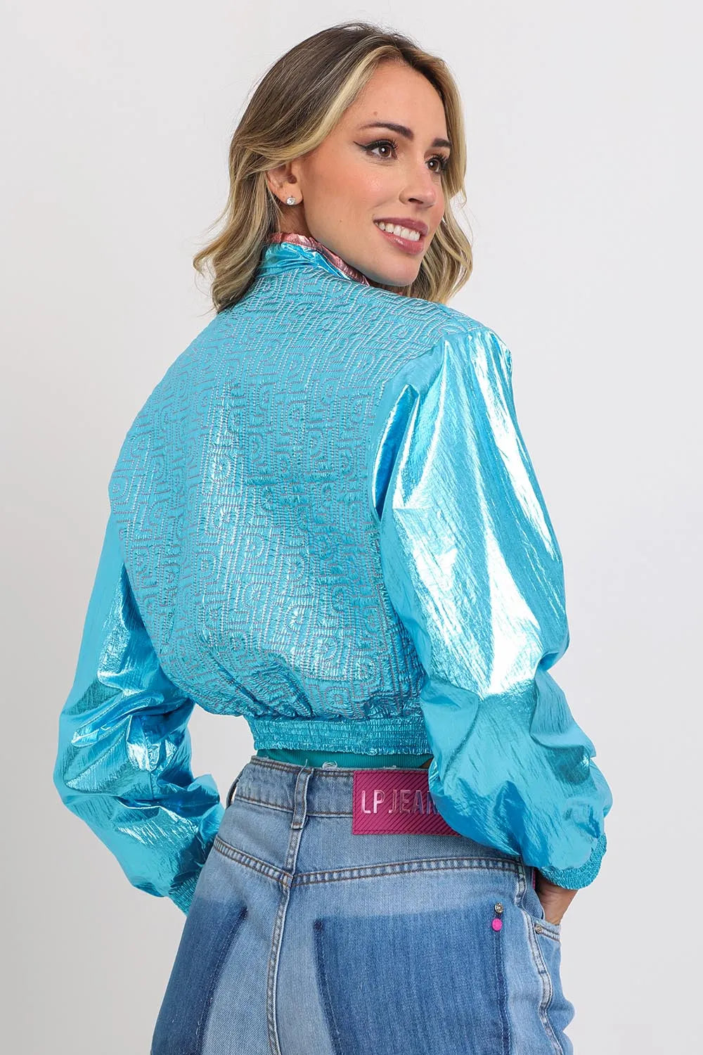 JAQUETA BOMBER METALASSÊ LANÇA PERFUME EASY