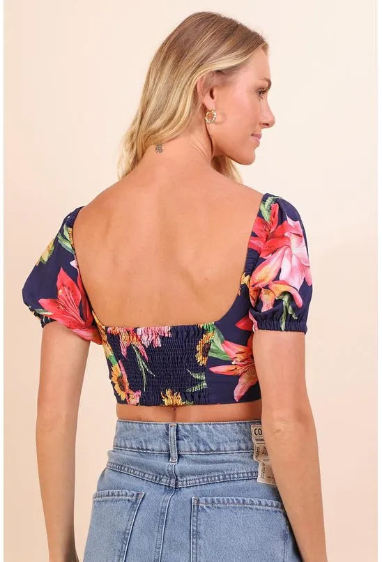 BLUSA CROPPED MEU GIRRASOL PEQUIÁ