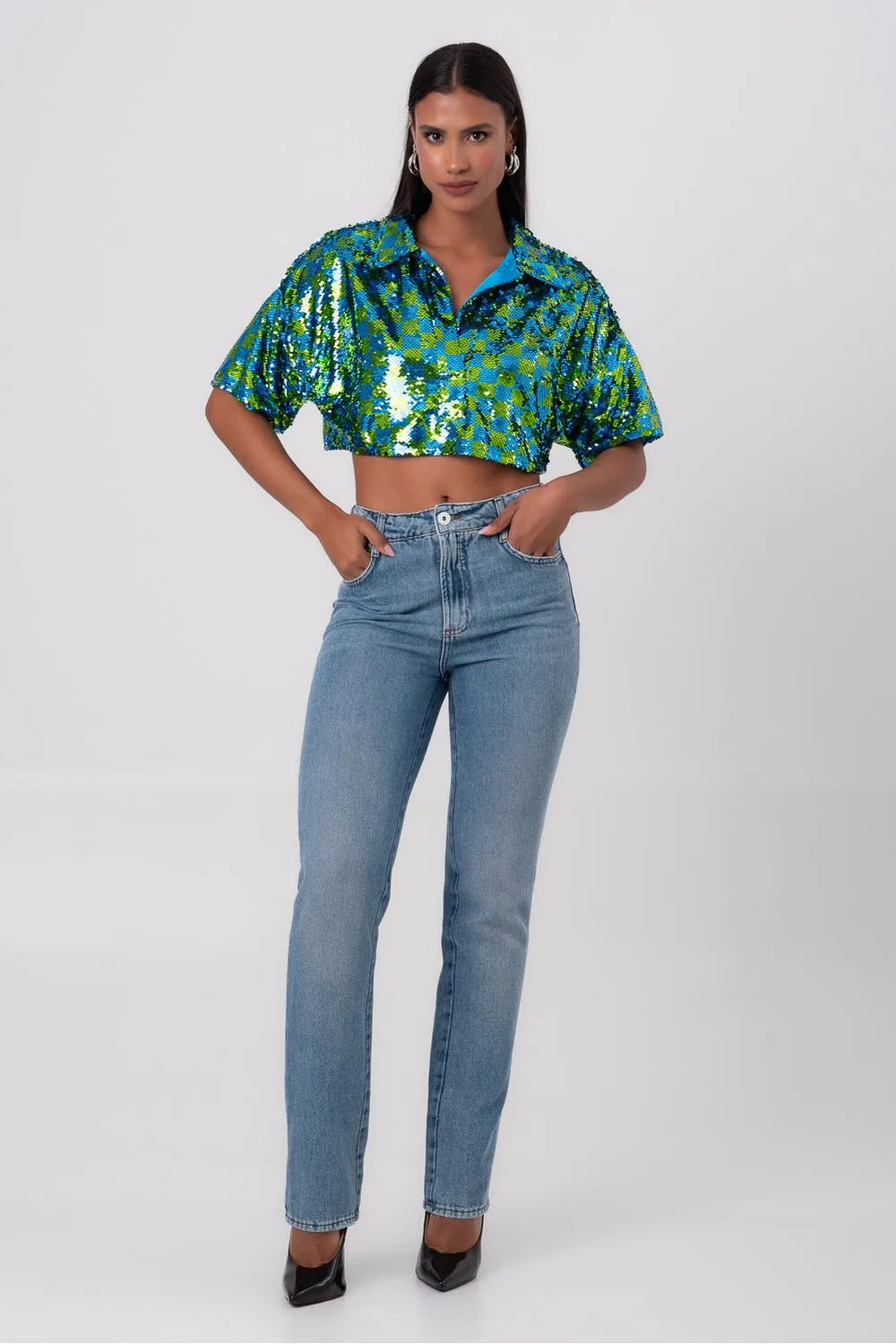 BLUSA PAETÊ COLCCI