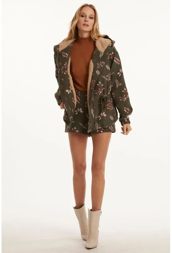 SHORTS JACQUARD ESTAMPADO CANAL
