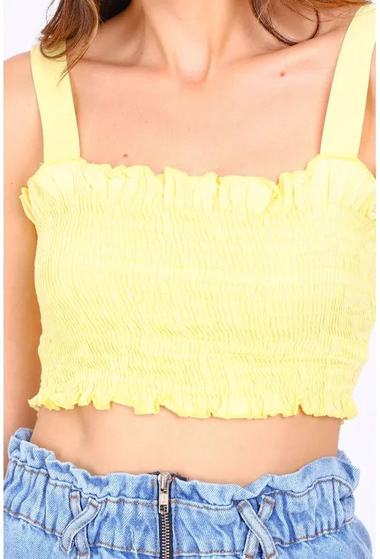 BLUSA CURTA DE ALÇA MYFT