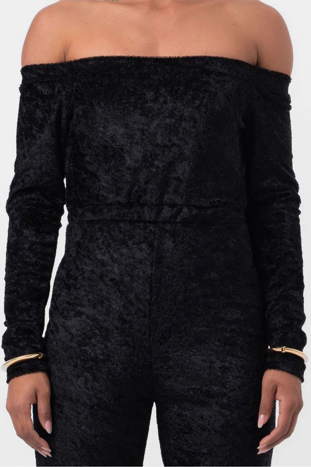 MACACÃO CAMURÇA OMBRO A OMBRO PRETO LABRAVA