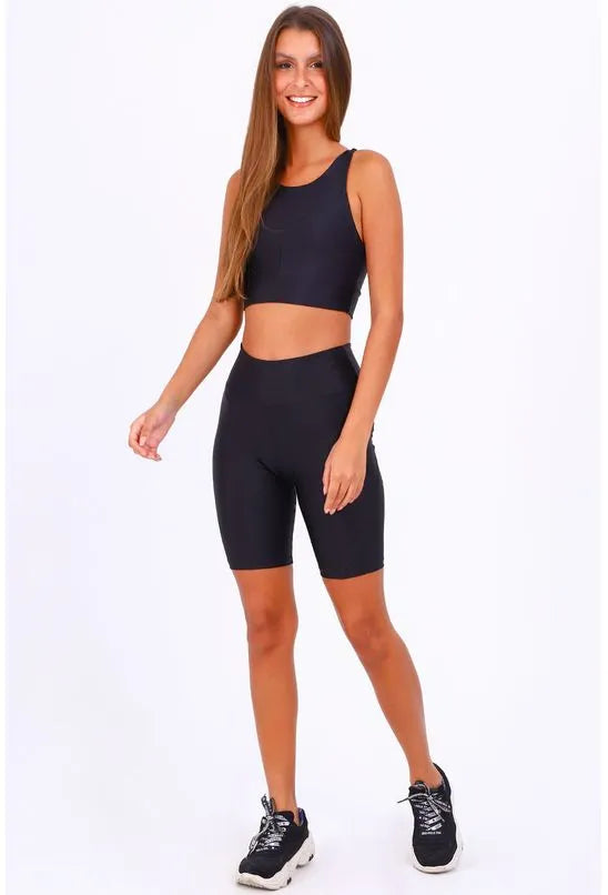 SHORT MALHA LISA BERMUDA PESPONTADA MERCATTO