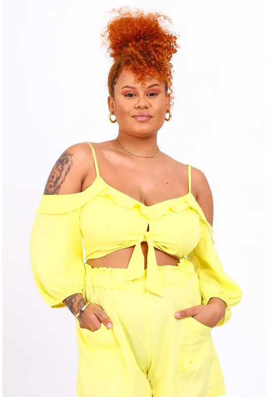 CROPPED BABADO MERCATTO