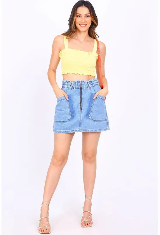 BLUSA CURTA DE ALÇA MYFT