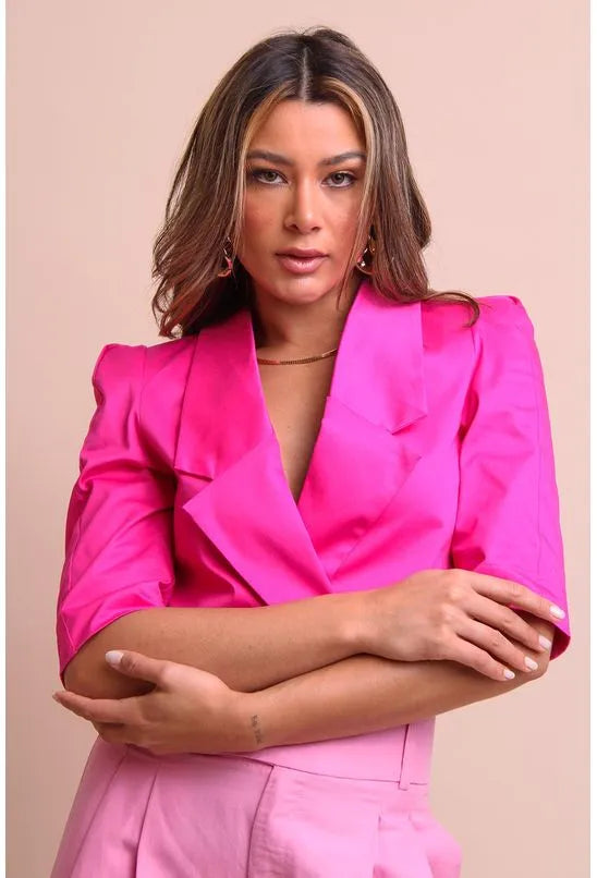 BLAZER OPEN - ROSA