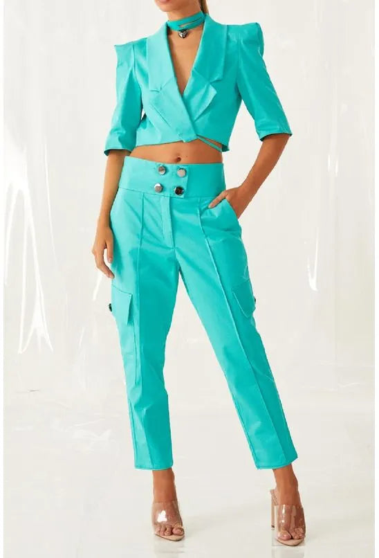 BLAZER OPEN - VERDE