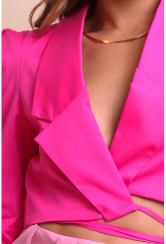 BLAZER OPEN - ROSA