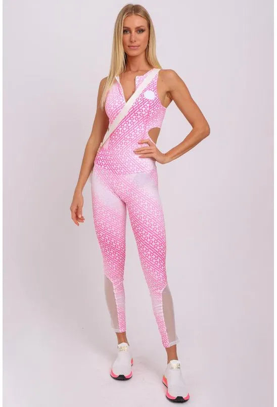 BODY ESTAMPADO ZÍPER FRENTE LANÇA PERFUME