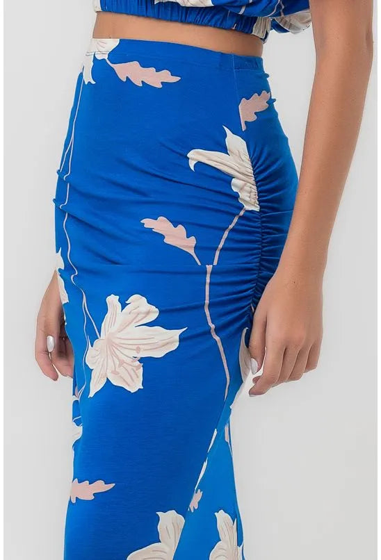 SAIA MALHA MIDI FRESIA AZUL PEQUIÁ