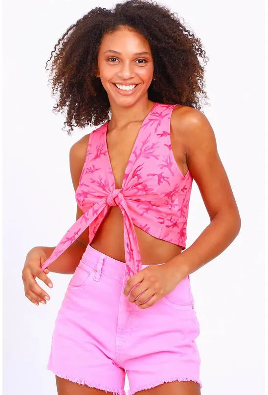 CROPPED AMARRACÃO ALGAS MINI ALL IS LOVE