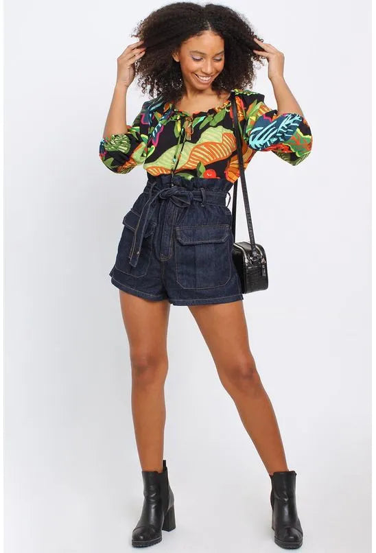 BLUSA OMBRO A OMBRO MARIA PITANGA PEQUIÁ
