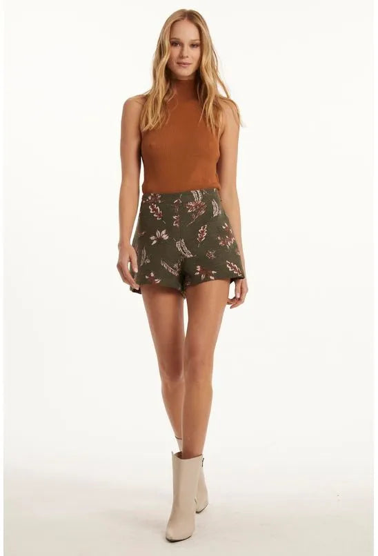 SHORTS JACQUARD ESTAMPADO CANAL