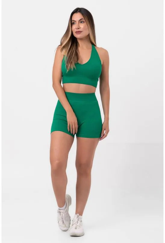 TOP FITNESS PULSE DECOTE V VERDE BABADOTOP