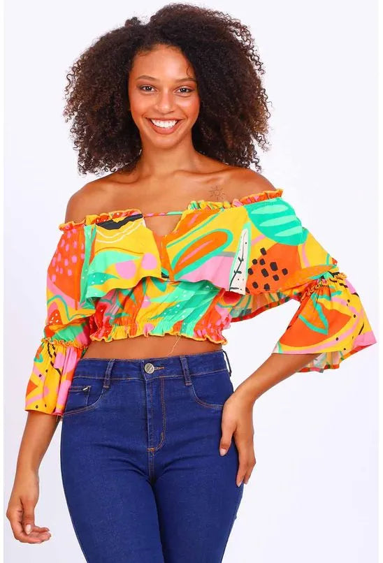 BLUSA CIGANINHA FRUTAS ALL IS LOVE