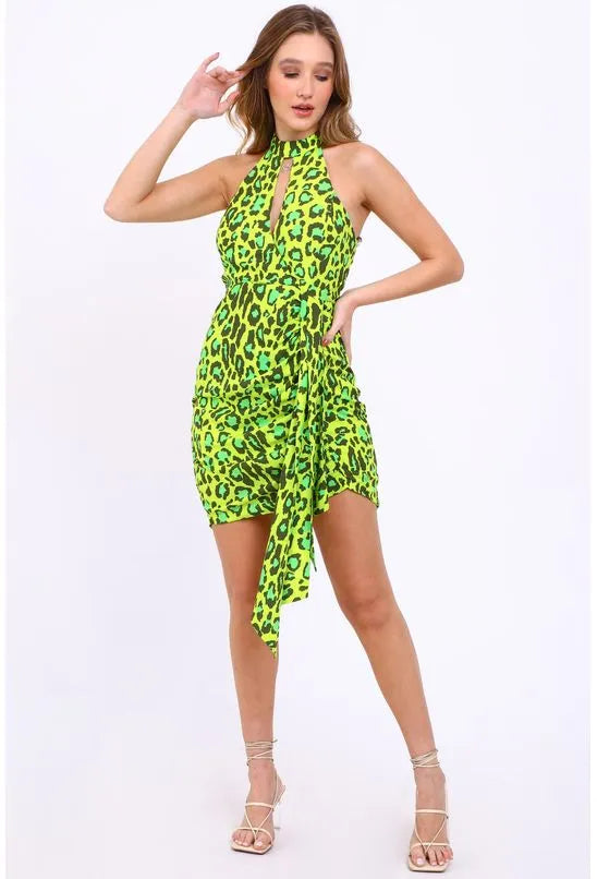 VESTIDO CURTO ONÇA ALL IS LOVE