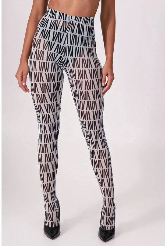 MEIA CALÇA GRAPHIC WHITE LOGO LABRAVA