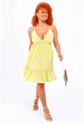 VESTIDO CURTO ALÇA ZEBRA ALL IS LOVE