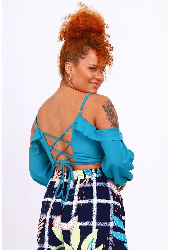 CROPPED BABADO MERCATTO