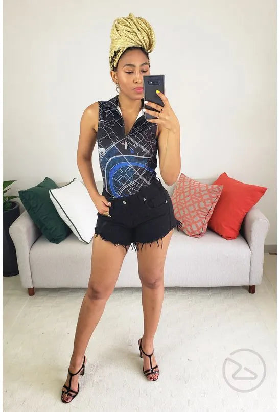 BODY MYFT GOLA ALTA STATION - PRETO