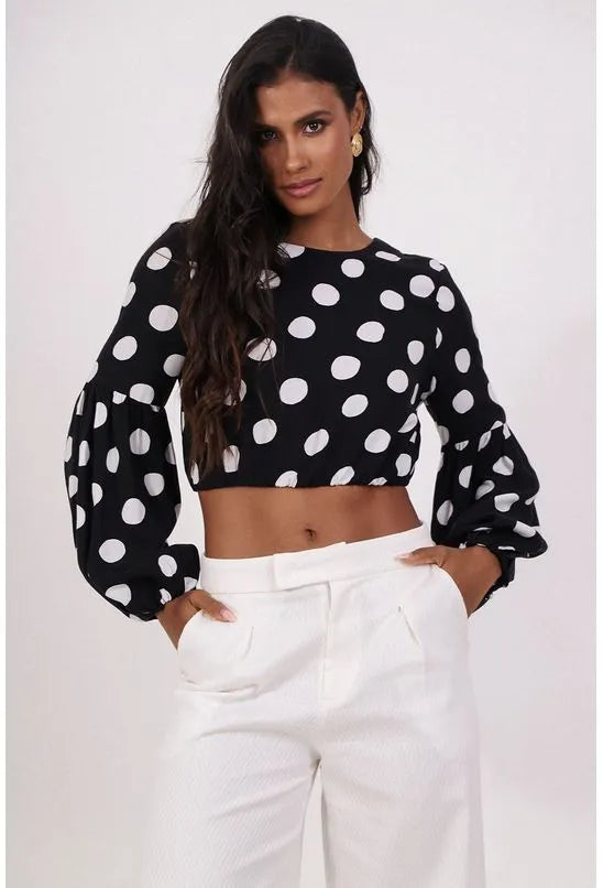 BLUSA CROPPED ARPOADOR PEQUIÁ