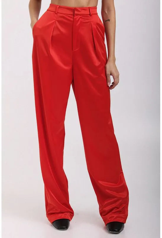 CALÇA RETA ALFAIATARIA VERMELHO LABRAVA