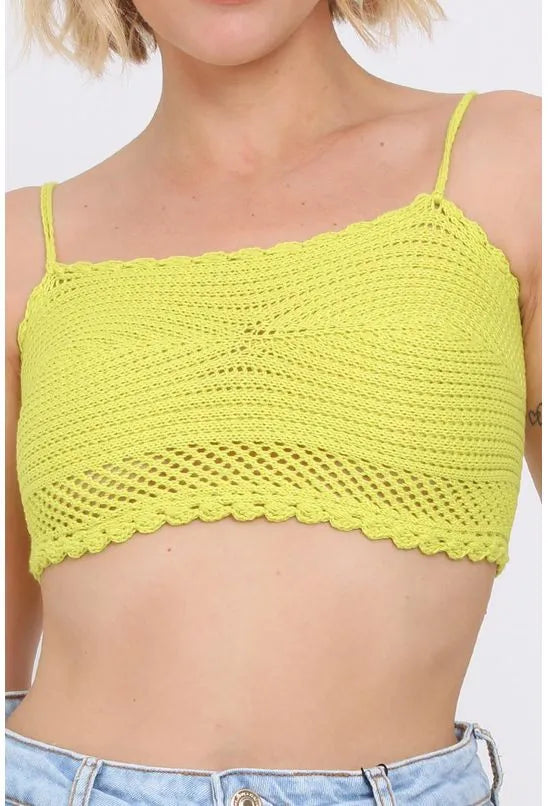 TOP TRICOT CROPPED LANÇA PERFUME