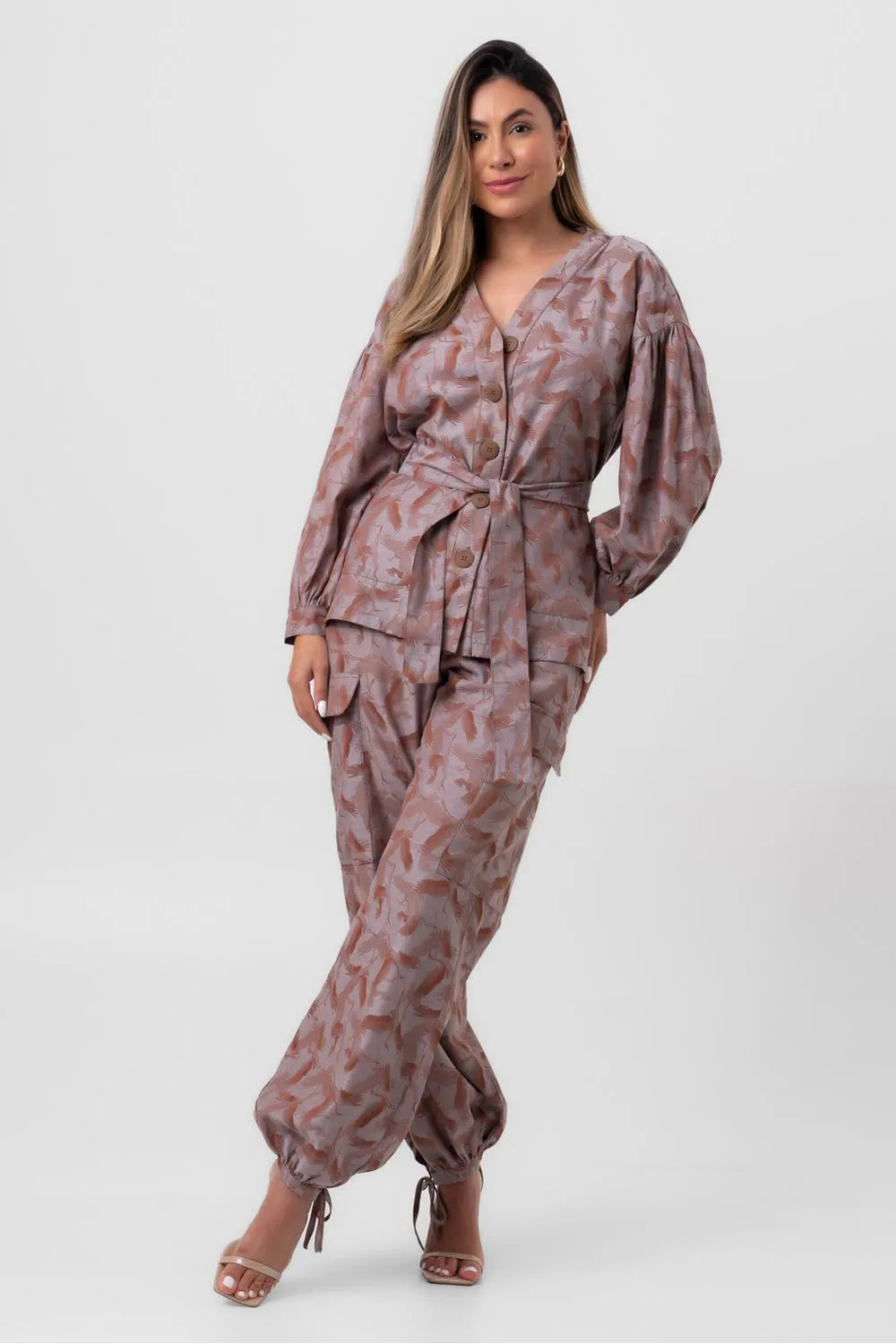 CARDIGAN OVER JACQUARD ORIENTE PEQUIÁ
