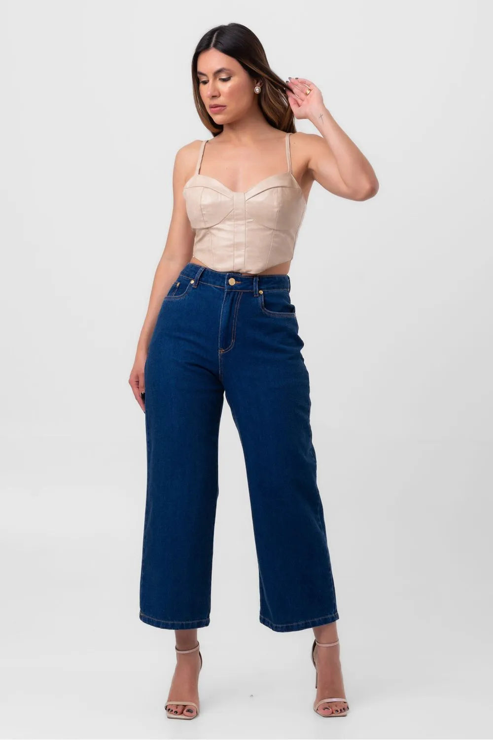 CALÇA JEANS CAPRI LABRAVA