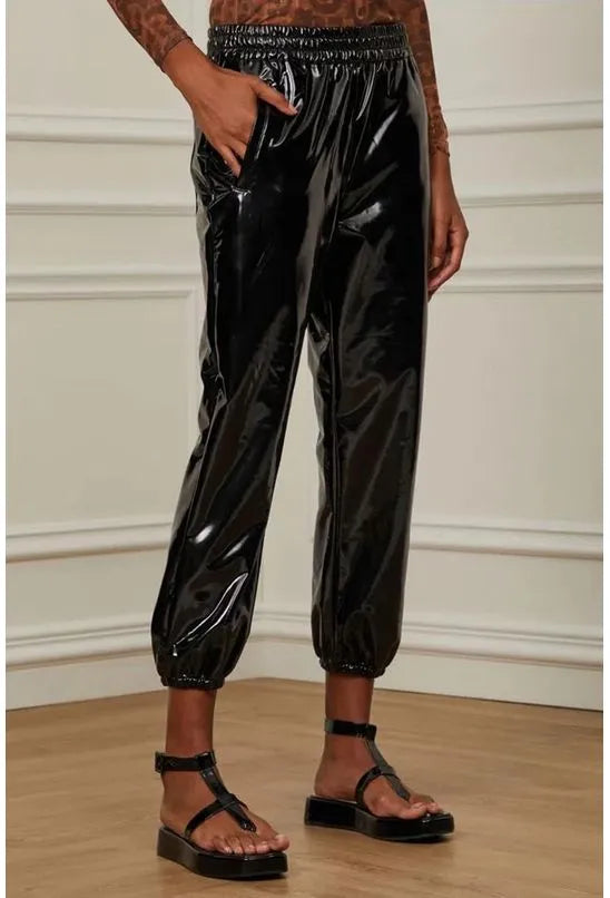 CALÇA LIKE LEATHER JOGGER ANIMALE JEANS