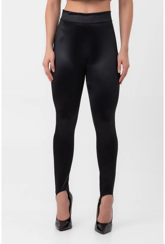 CALÇA SATIN FUSÔ PRETA LABRAVA