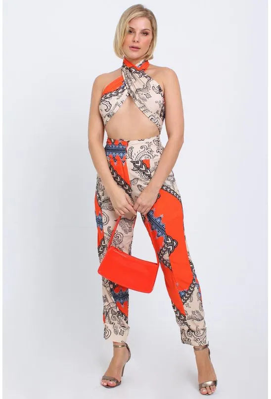 TOP LENÇO CAXEMIRA PEQUIÁ