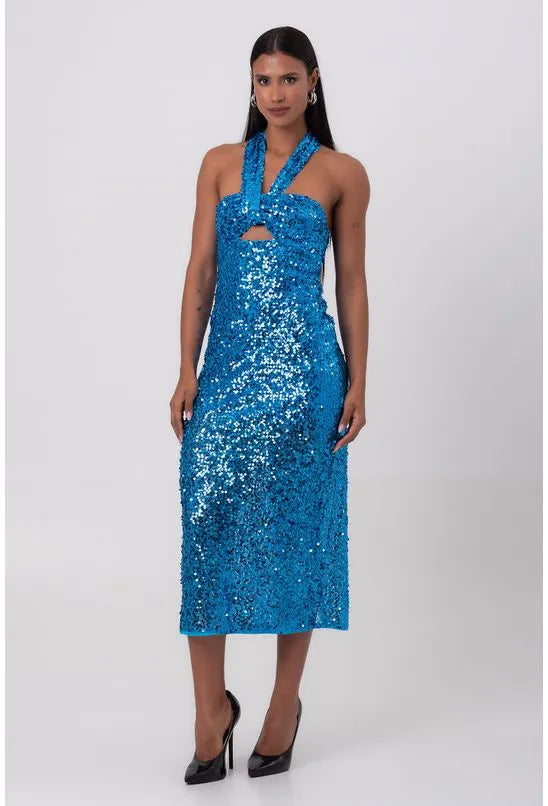 VESTIDO PAETÊ COLCCI