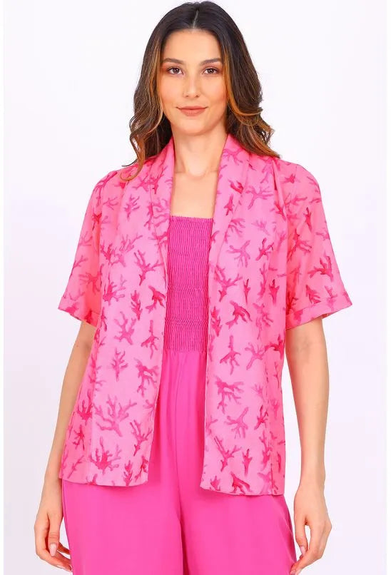 BLAZER MANGA CURTA ALGAS ALL IS LOVE