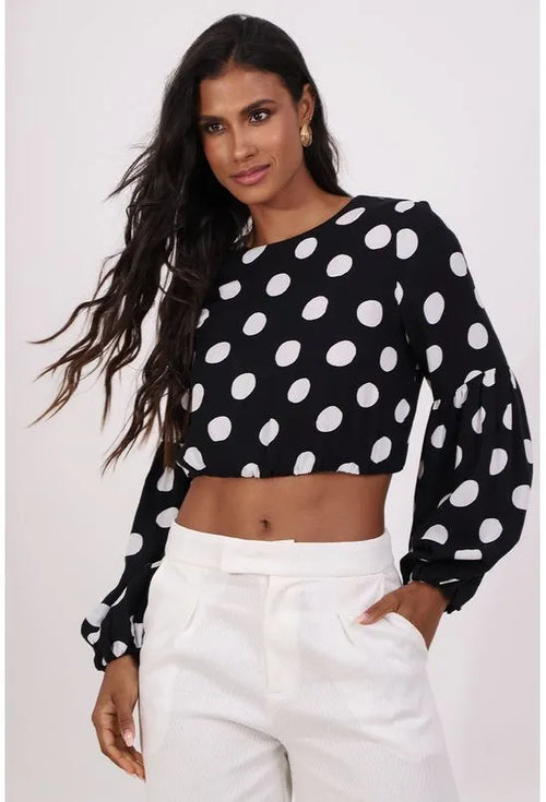 BLUSA CROPPED ARPOADOR PEQUIÁ