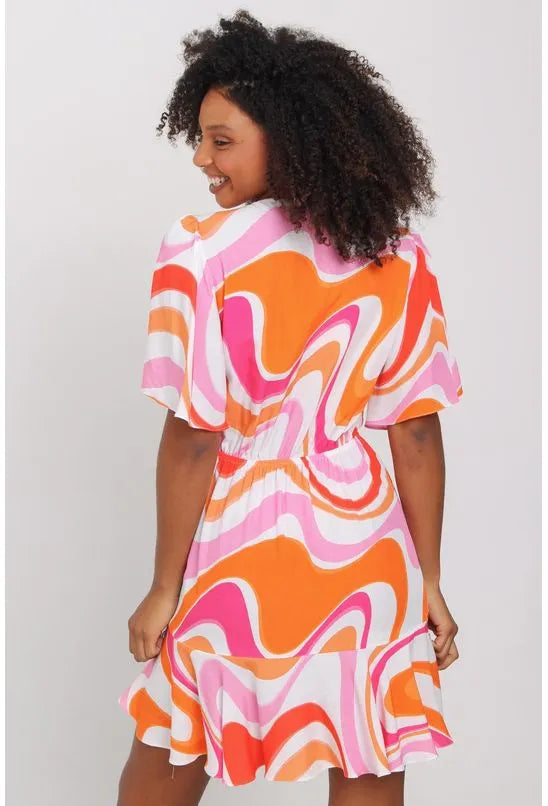VESTIDO CURTO MANGA AMPLA BOA ONDA PEQUIÁ